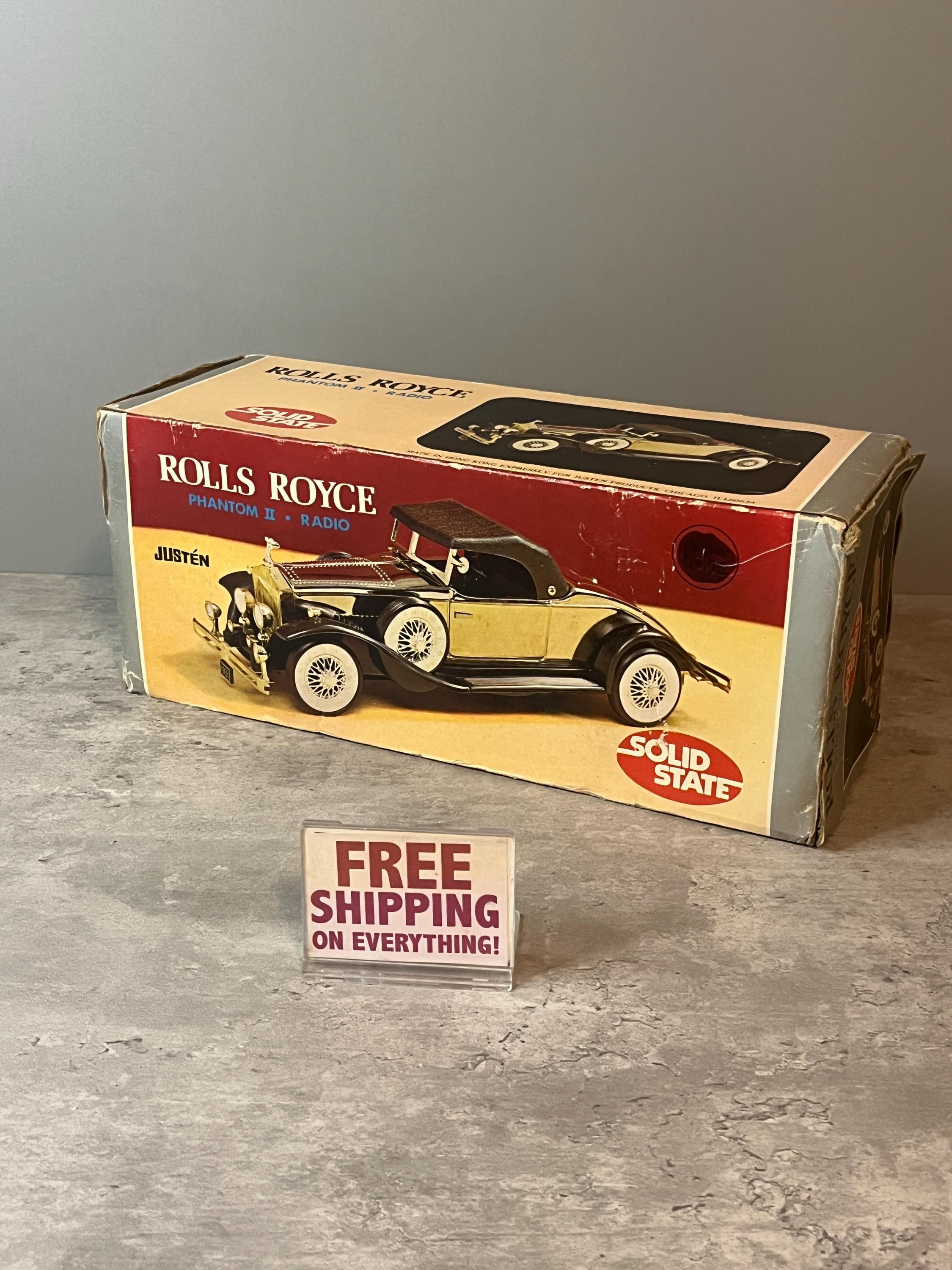 Vintage Solid State 1931 Rolls Royce Phantom II Radio – in