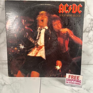 AC/DC If You Want Blood Vinyl LP - Vintage 1978