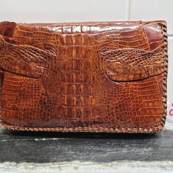 Alligator Skin Wallet Etsy