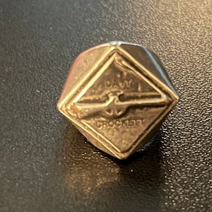 Vintage 50er Jahre Davy Crockett Ring