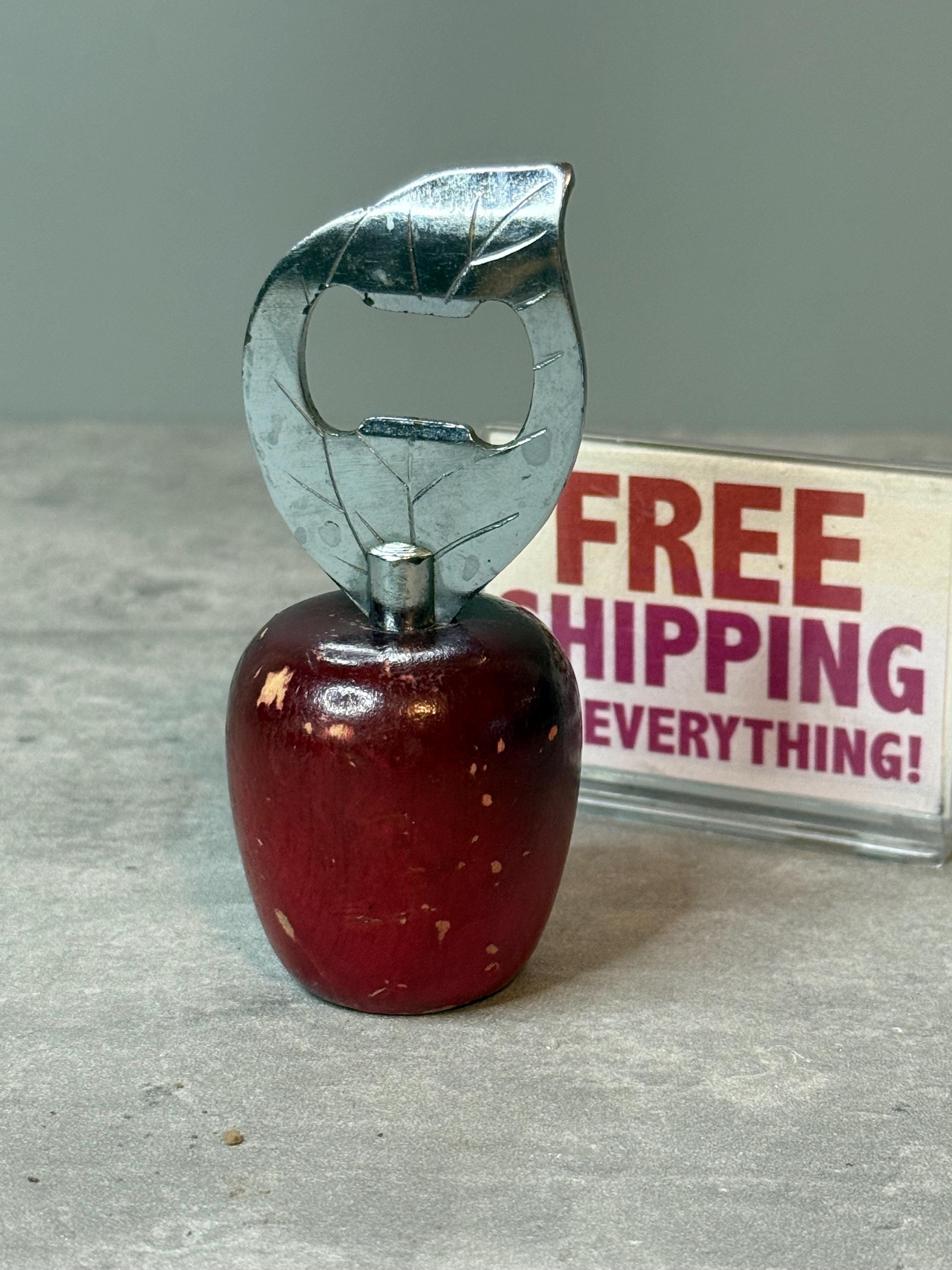 ヴィンテージアップルボトルオープナー - IDEAL USA製ミッド