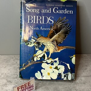 Song & Garden Birds of North America - National Geographic - Vintage Book