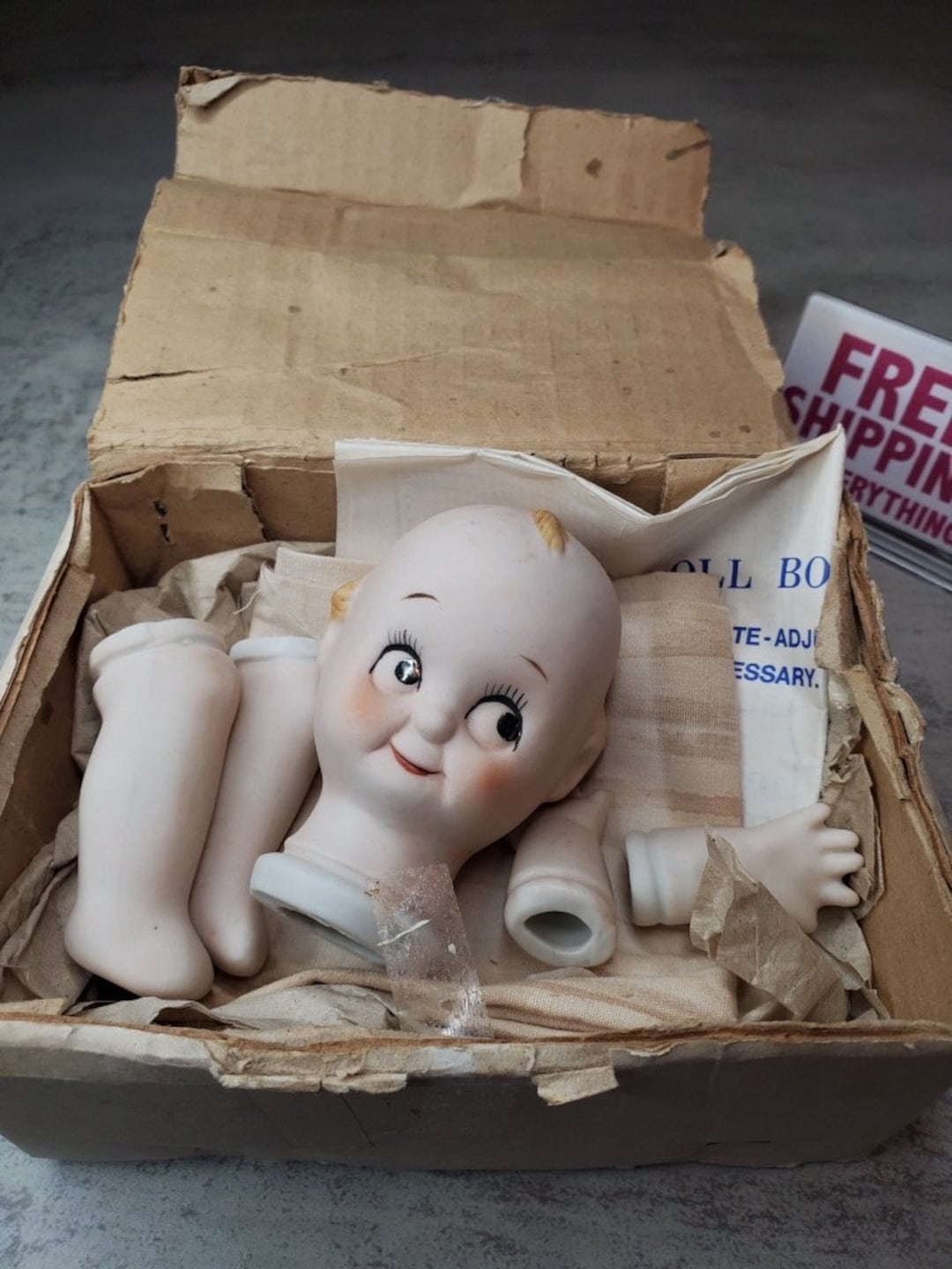 Vintage Doll Kit Pudgie Doll Kit Etsy