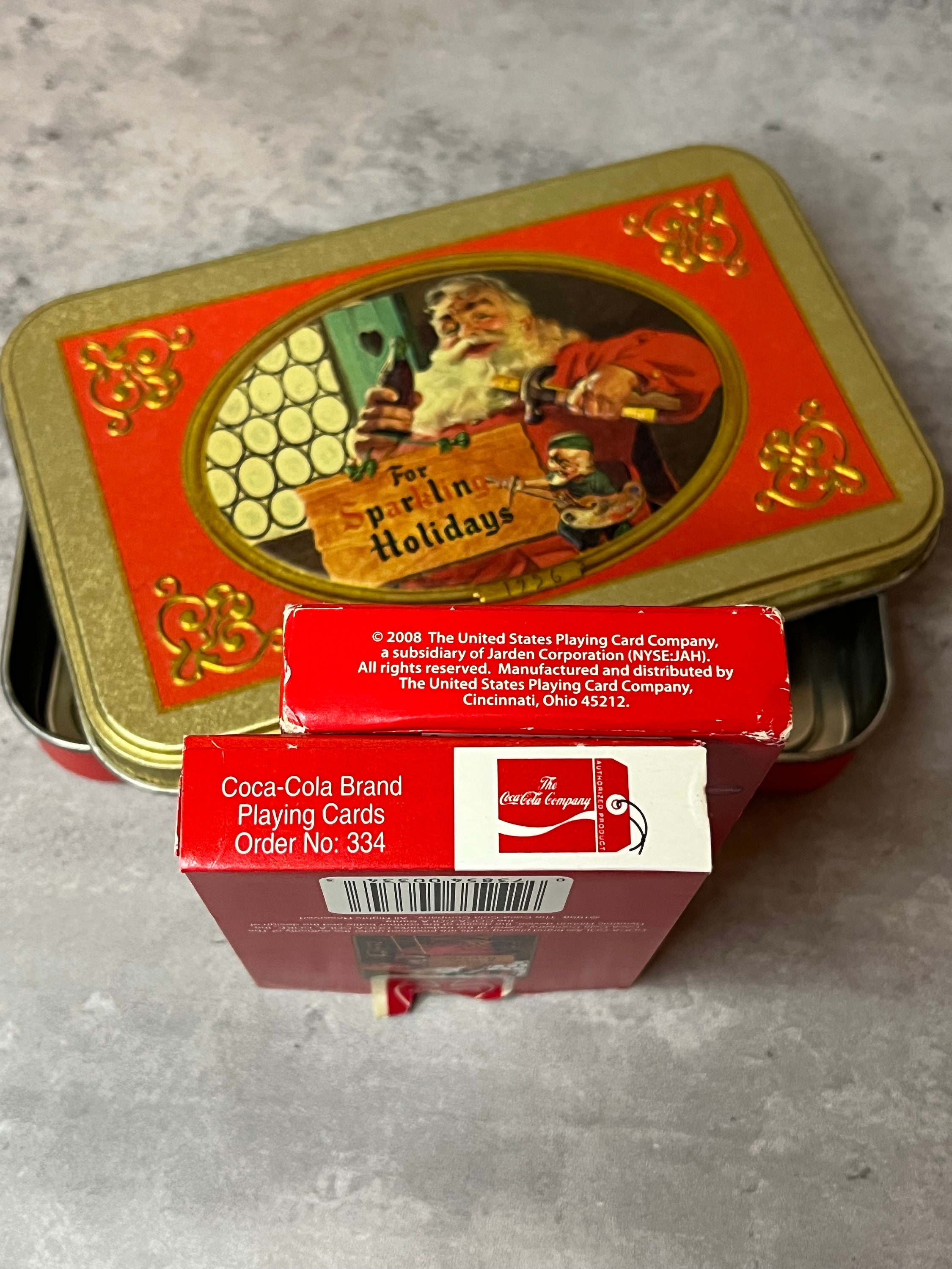 Coca-cola Brand Nostalgia Christmas Playing Cards - 2 Decks