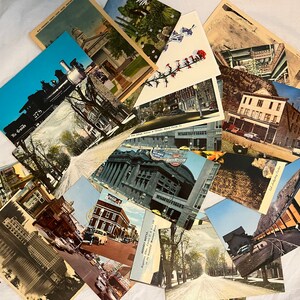 26 Vintage Postcards - assorted USA - 1940's to 1960's NOT USED