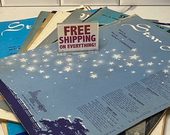楽譜まとめ売り•*¨*•.¸¸♬︎ヴィンテージ品☆°。⋆ ヴィンテージ楽譜詰め合わせ - 合計20枚 - Etsy 日本