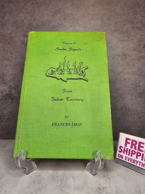 ヴィンテージハードカバー本 - インディアン準州からの煙信号 第2巻