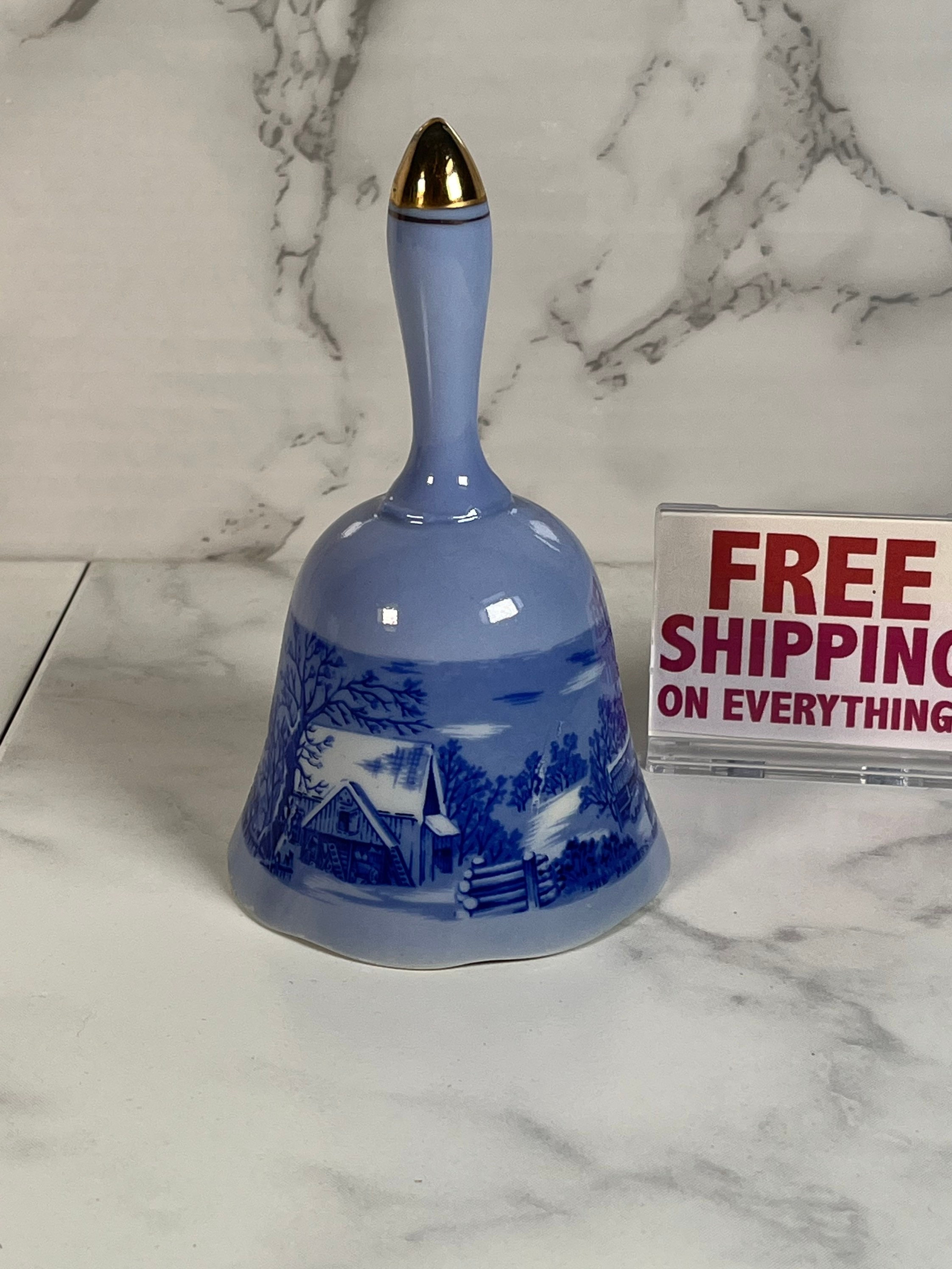 Currier & Ives the Farmer's Home Winter - Blue Bell - Vintage - Etsy