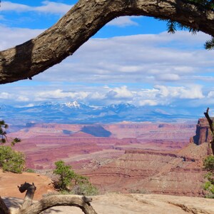 Nature Photography, Canyonlands, Digital Image For Sale, Wall Art, Photo Download, Scenic Landscape Photo, Home Decor, Moab, Mountains, Utah