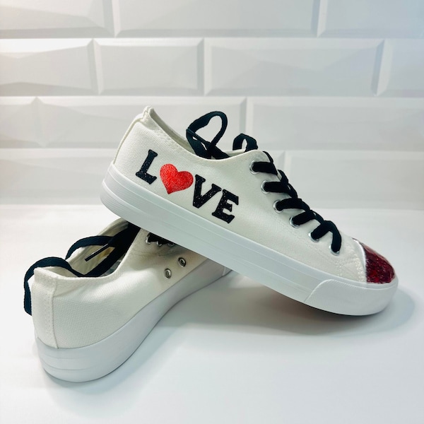 valentines day love letter shoes