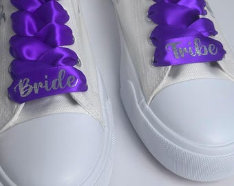 Lacets en soie personnalisés cadeaux de mariage pour la mariée