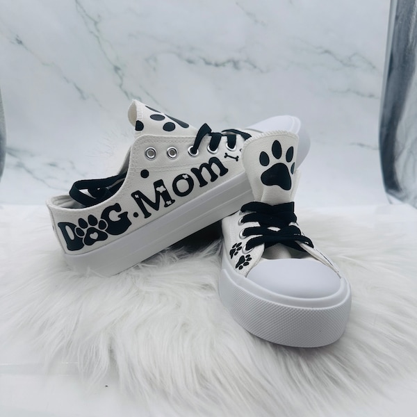 Personalized Front Dog Women's Canvas Fisherman Shoes - Gift For Dog Lover/Mother's Day Gift For Mom main image 1