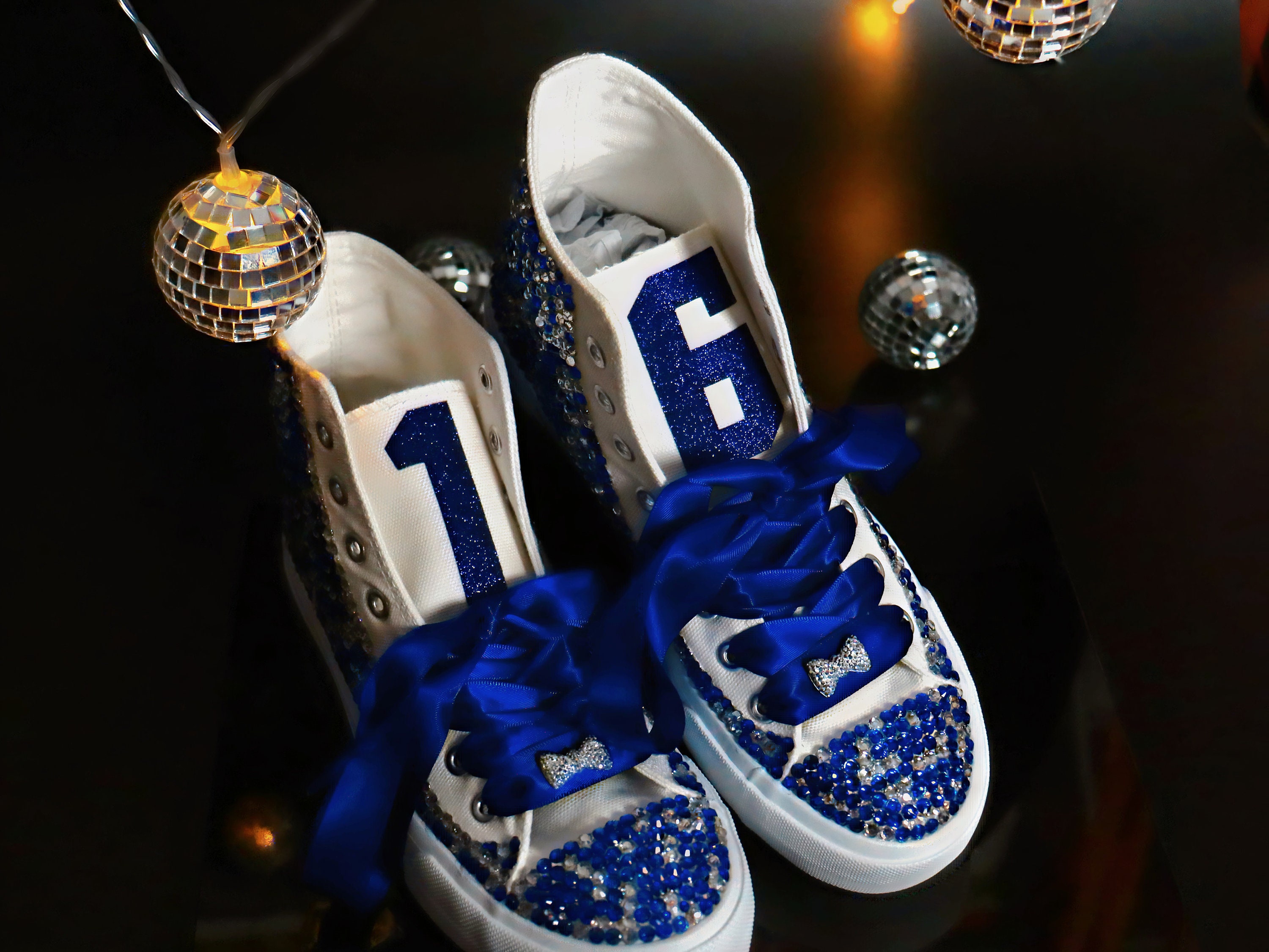 Sweet 16 Rhinestone Sneakers: Custom Birthday Party Shoes - Etsy