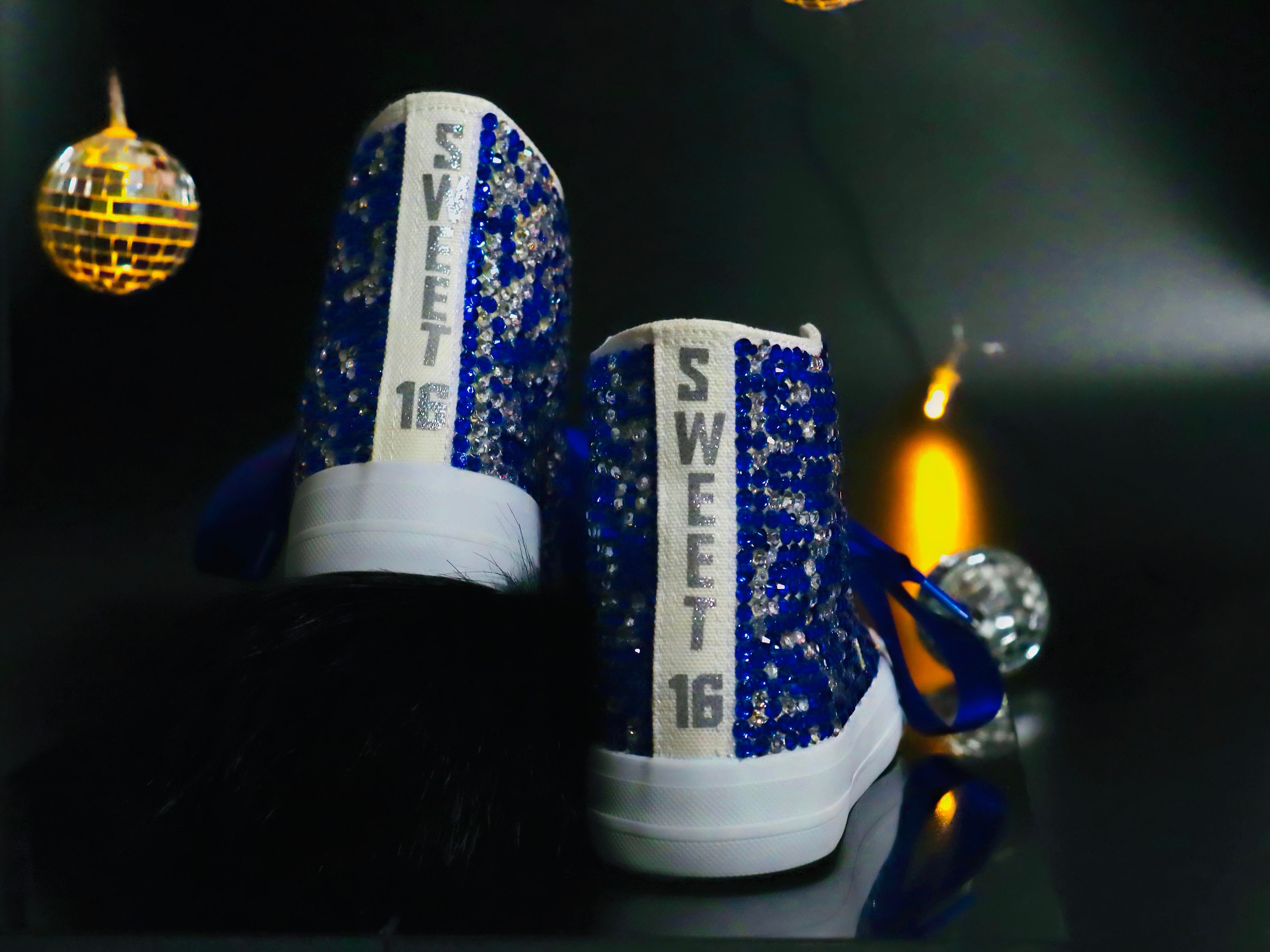 Sweet 16 Rhinestone Sneakers: Custom Birthday Party Shoes - Etsy
