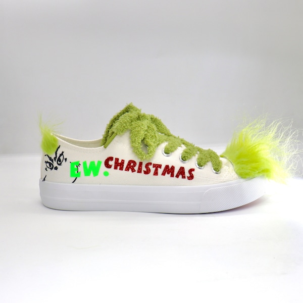 Scarpe personalizzate con personaggi natalizi / Divertenti sneakers per le feste