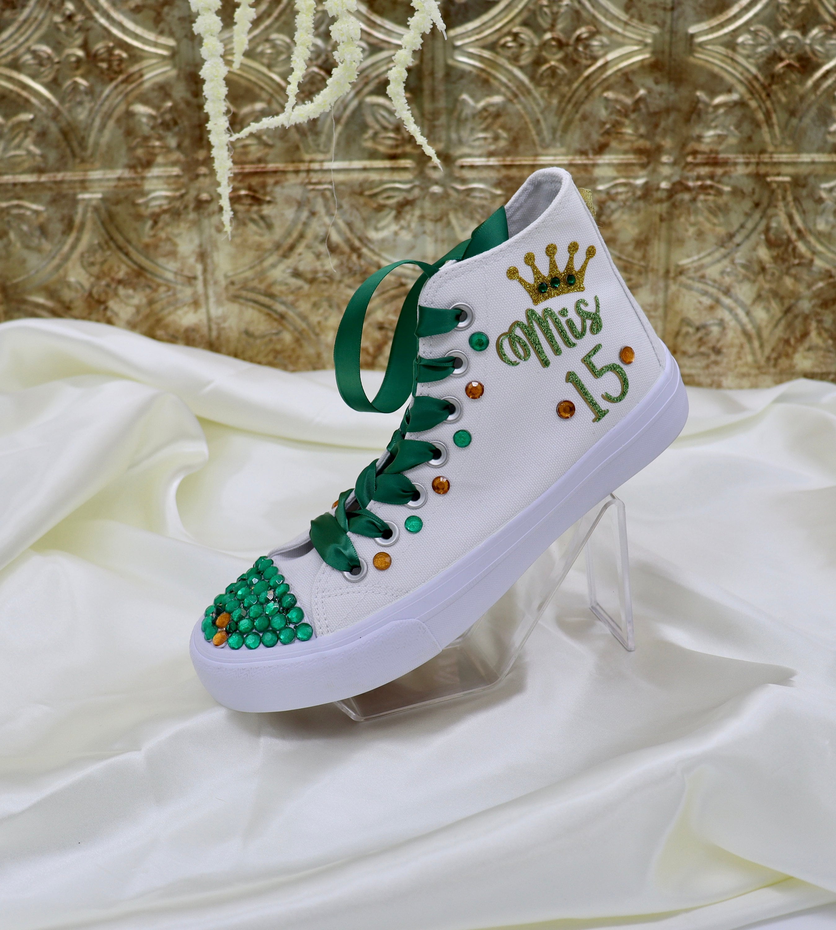 Emerald Converse Etsy UK