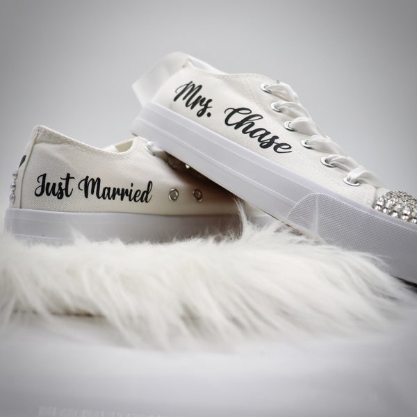 sparkly bridal shoes