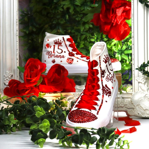 Custom made quinceanera converse hotsell
