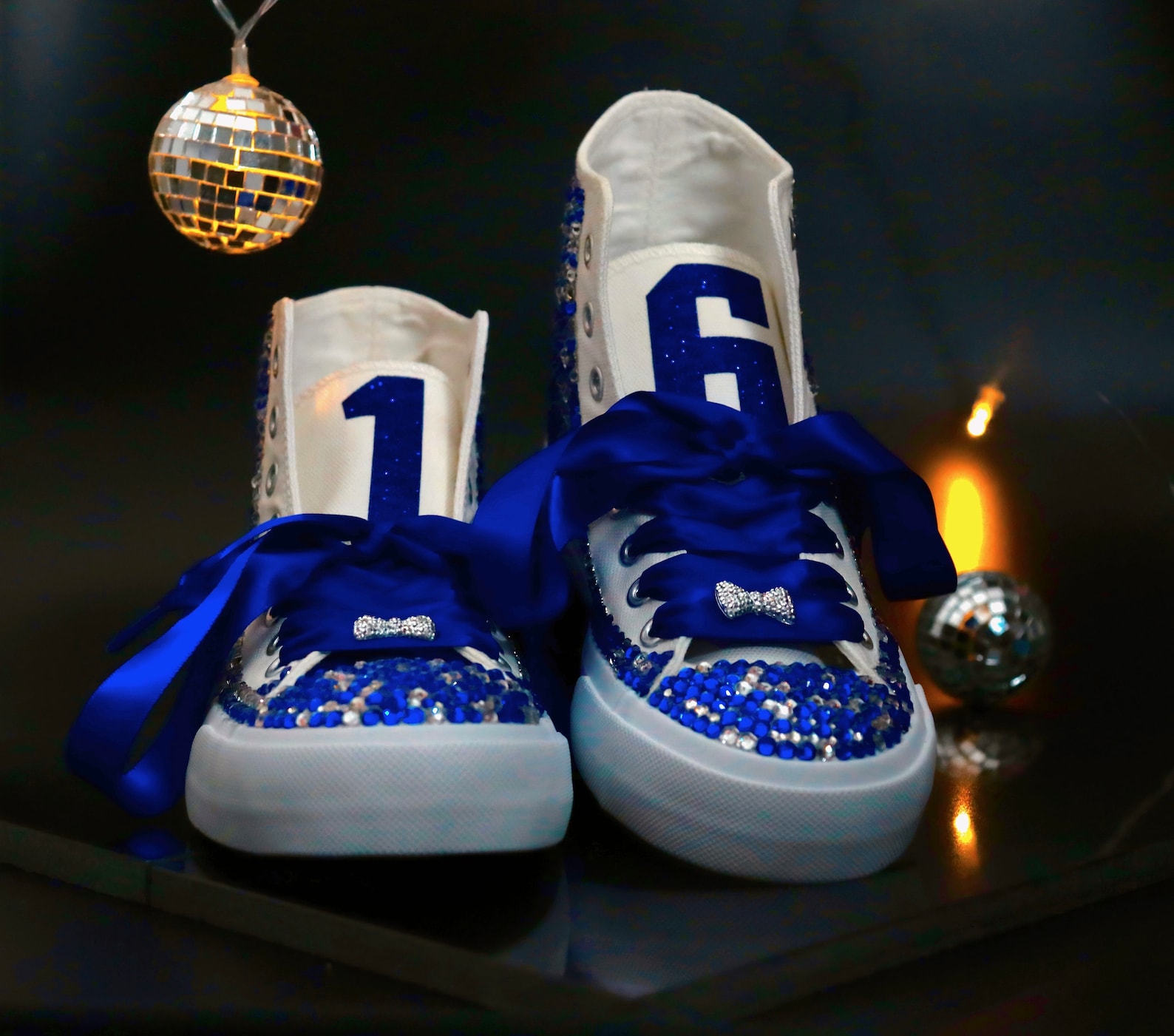 Sweet 16 Rhinestone Sneakers: Custom Birthday Party Shoes - Etsy