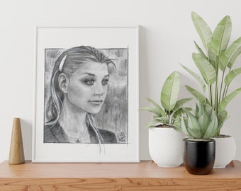 Custom portrait drawing of your photo (people and pets). Pencil drawing 100% handmade. Unique gift for unique people.