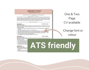 ATS Freundlicher Lebenslauf Vorlage für Word, Lebenslauf Vorlage Word, ATS funktionaler Lebenslauf, ATS Lebenslauf Vorlage, Lebenslauf Vorlage Word, Einfacher Lebenslauf