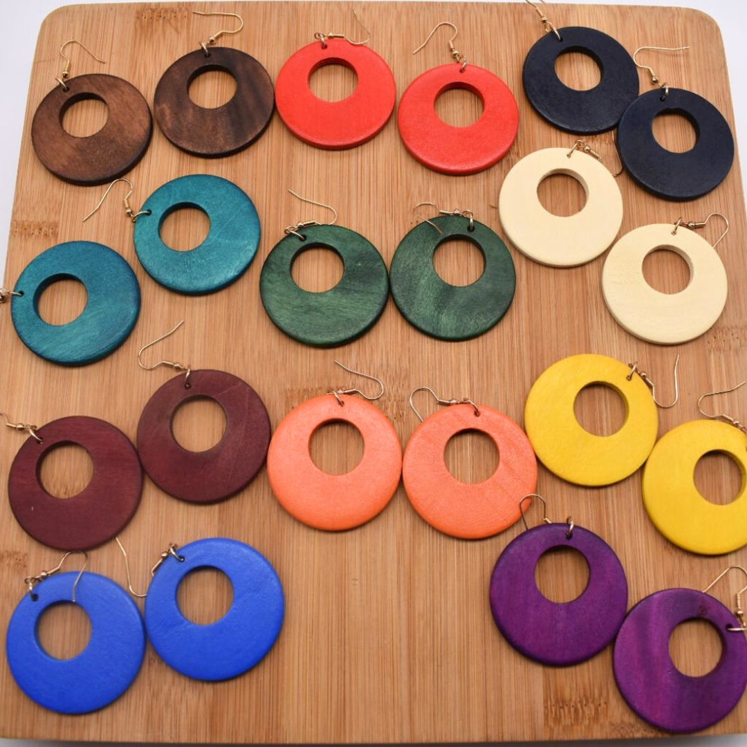 Roux Wooden Earrings main image 1
