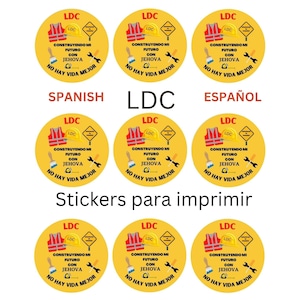 LDC Stickers Construyendo mi Futuro con Jehova (digital solamente)