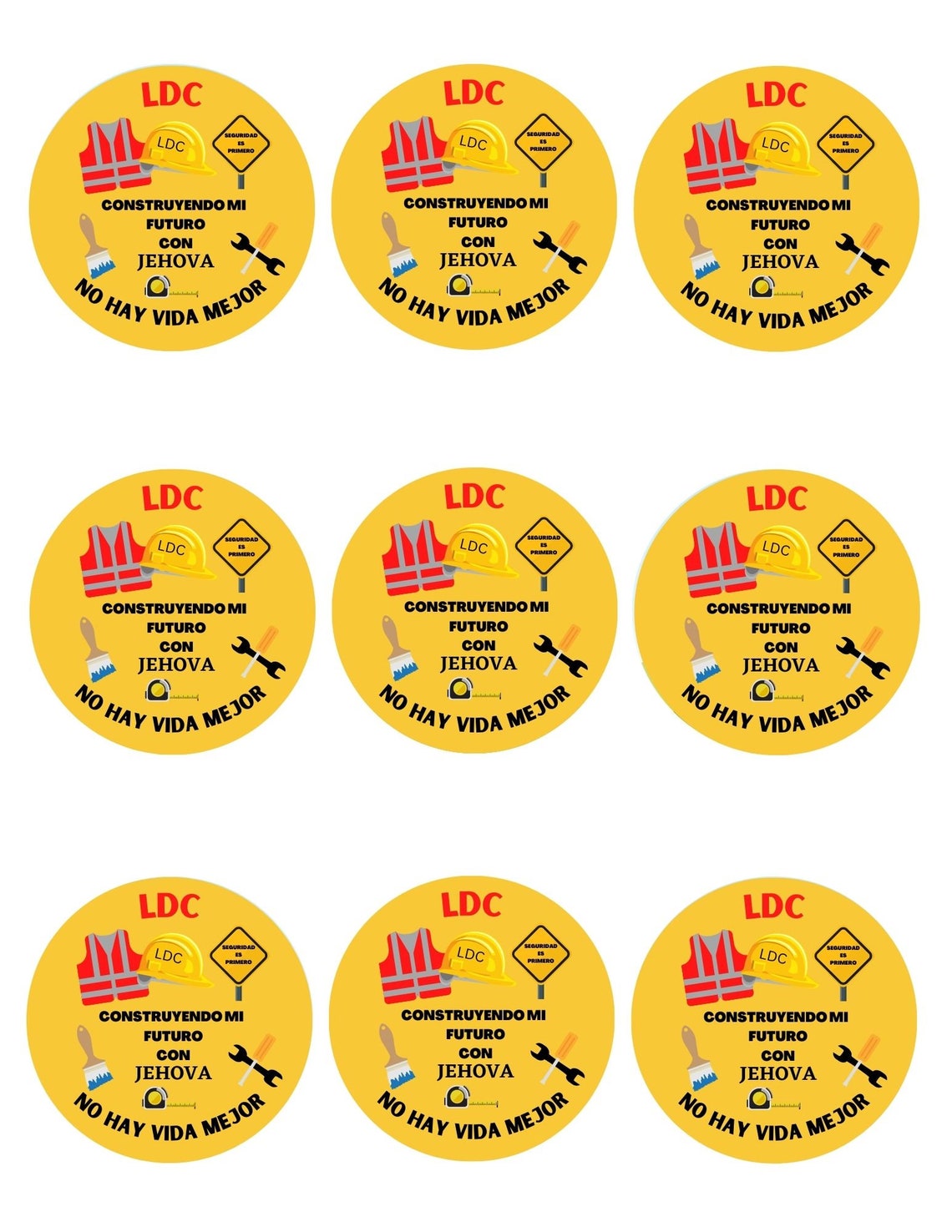 Ldc Sticker Design LDC Stickers Construyendo Mi Futuro Con Jehova (digital Solamente) - Etsy