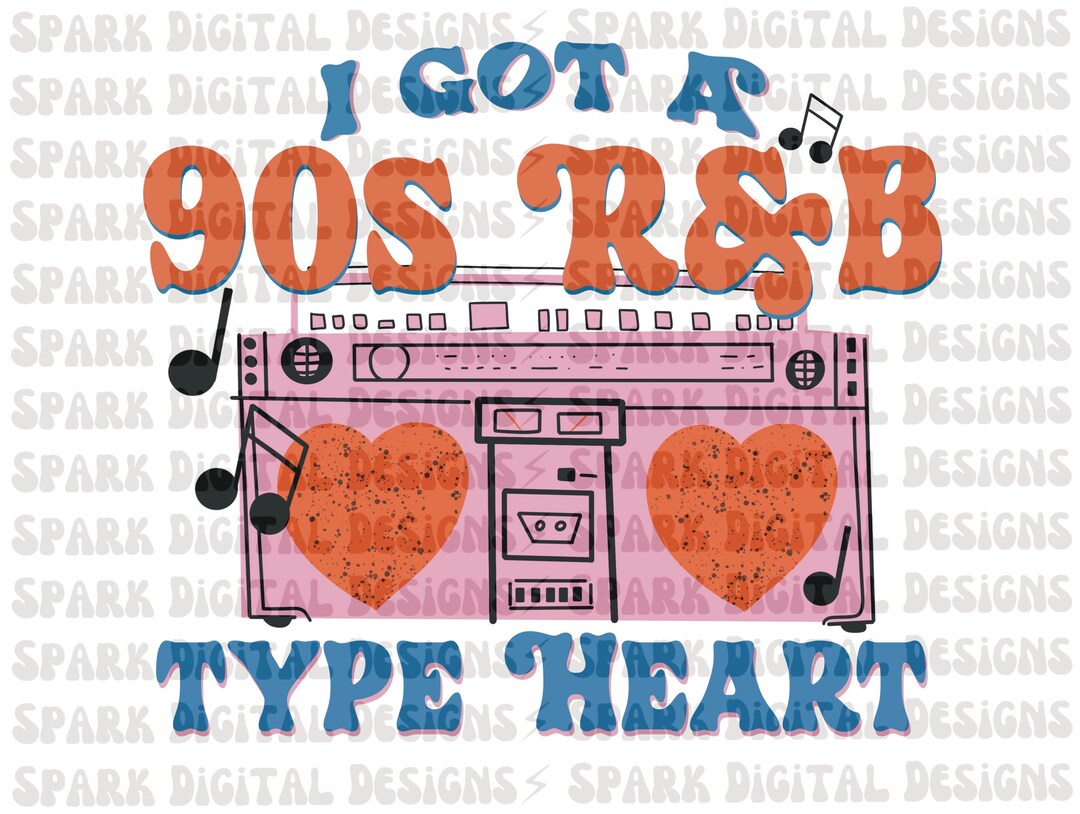 Valentines Day Png, 90s R&B Png, 90s Music Png, Valentine Png ...