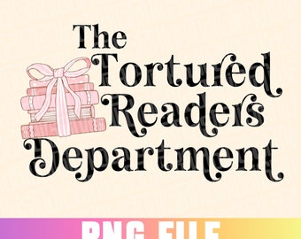 The Tortured Readers Department png Design for Sublimation, Swiftie png design, Trendy, Popular Png for Commercial Use