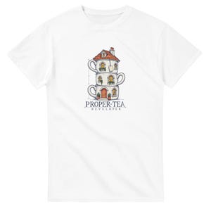 プロパーティー開発者Tシャツ – 面白い親父ギャグ、お父さんや夫への紅茶好きへのギフト