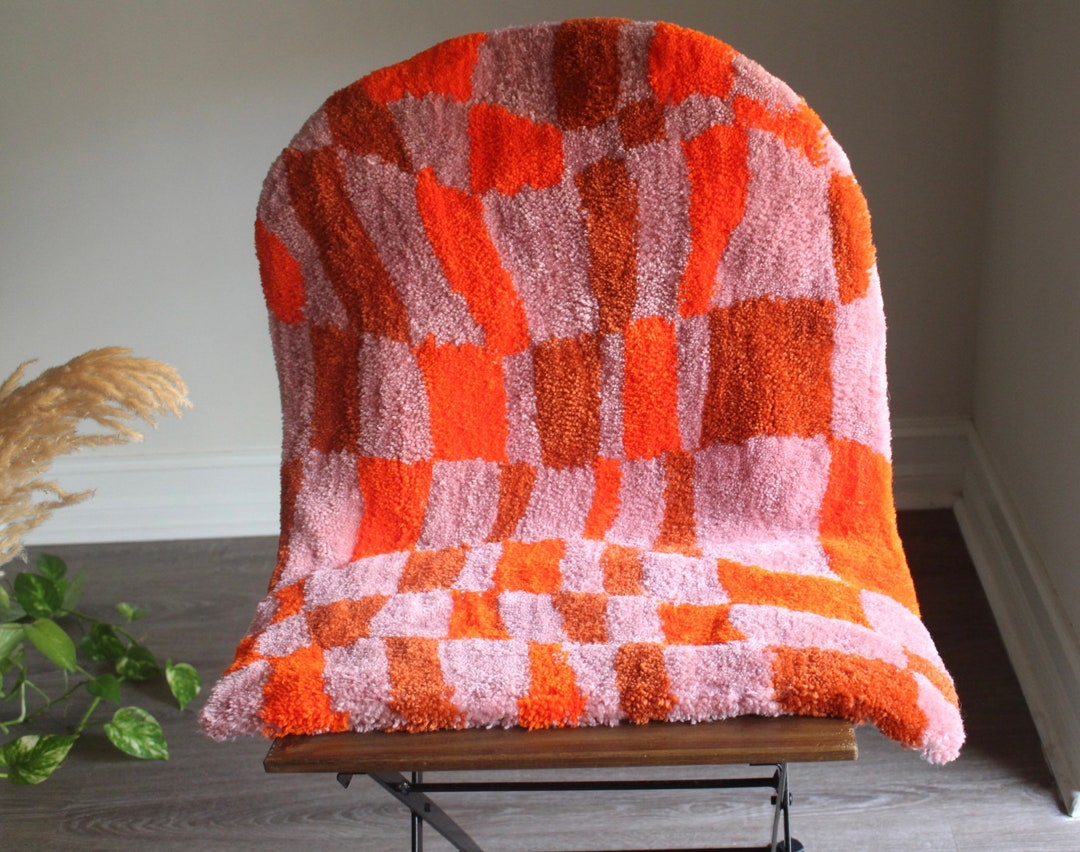 Abstract Tufted Rug , Aesthetic Rugs , Trippy Rug Art , Rug Art