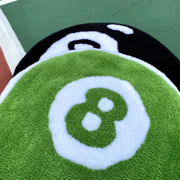 8 Ball Rug - Etsy