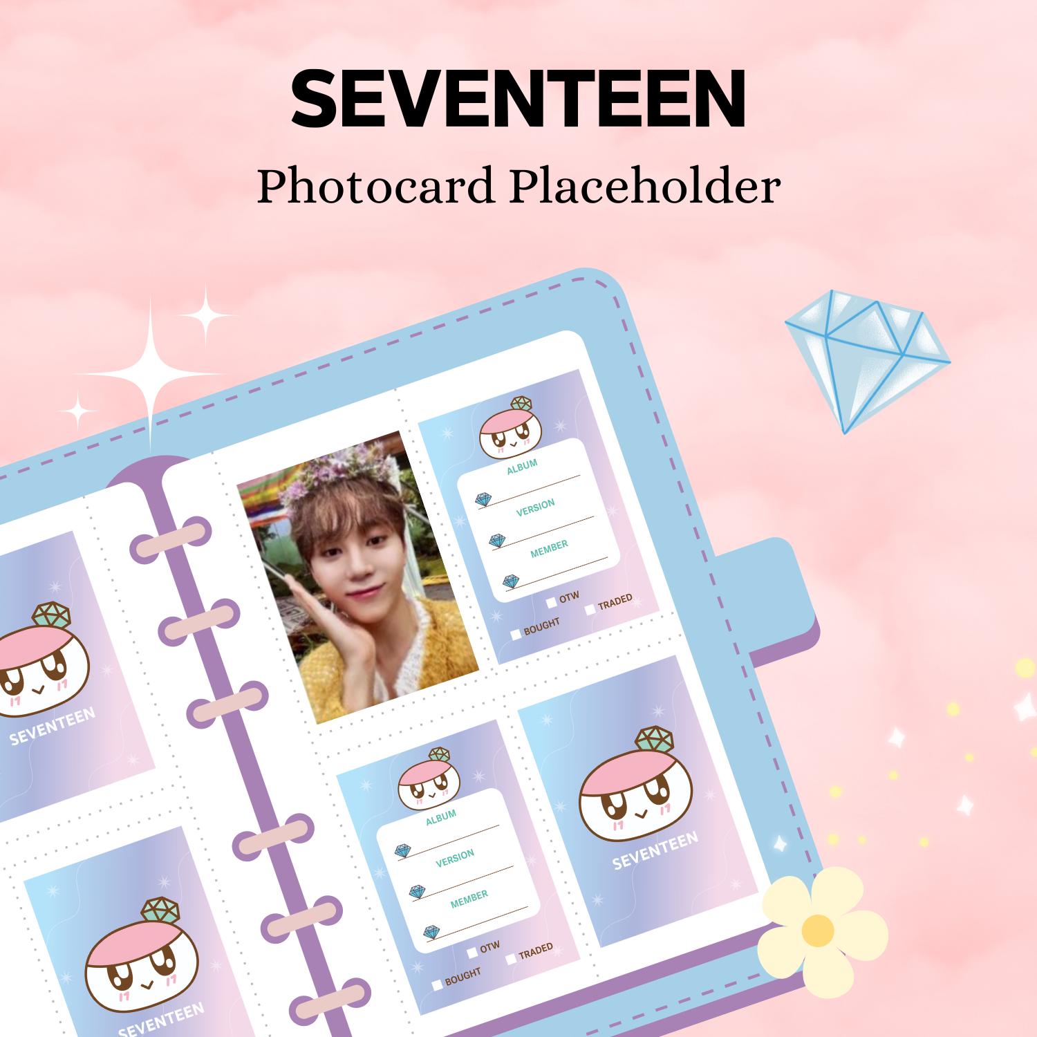 Seventeen photocard binder - Etsy 日本