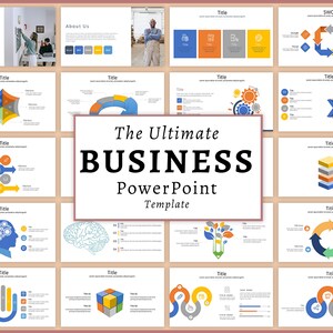 Professional PowerPoint Template Minimalist for Business PowerPoint Presentation Template for Marketing Pitch Deck PowerPoint Templates