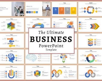 Professional PowerPoint Template Minimalist for Business PowerPoint Presentation Template for Marketing Pitch Deck PowerPoint Templates