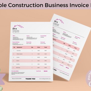 Construction Invoice Template for Business Invoice Form Contractor Generic Invoice Form Template for Interior Design Invoice Template Form