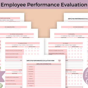 Employee Performance Evaluation Form for Employee Review Performance Template for Employee Performance Evaluation of Employee Performance