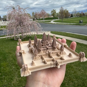 3d Printed Model of Angkor Wat in Cambodia