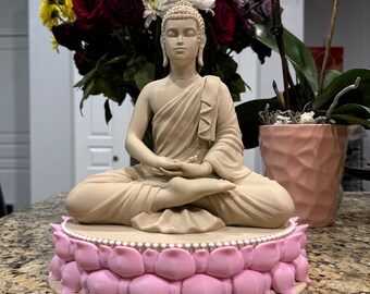 Peaceful Meditation Buddha Statue – 3D Printed Figurine for Serenity