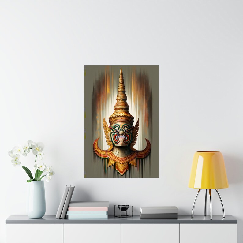 Matte Poster - Cambodian Yaksa Rama Sura: Matte Poster Art - Etsy