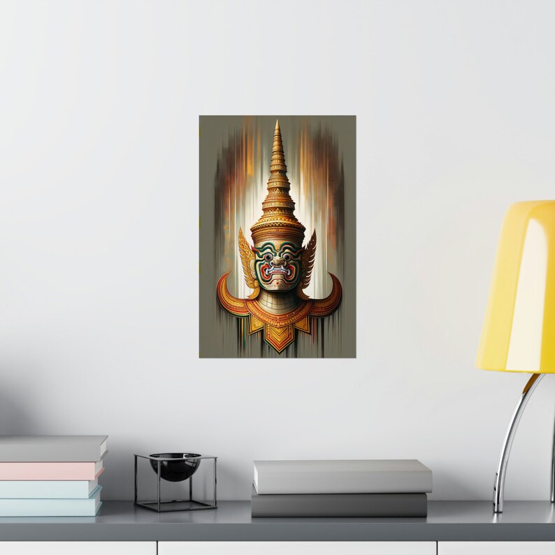 Matte Poster - Cambodian Yaksa Rama Sura: Matte Poster Art - Etsy