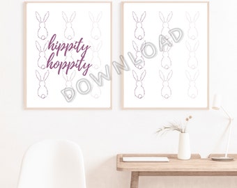 EASTER BUNNY downloadable print 8x10 - 11x14 - 16x20