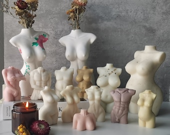 Body Statue Silicone Molds for Candle Making (multiple sizes & options!)