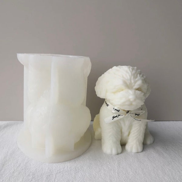 Dog Candle Mold Etsy