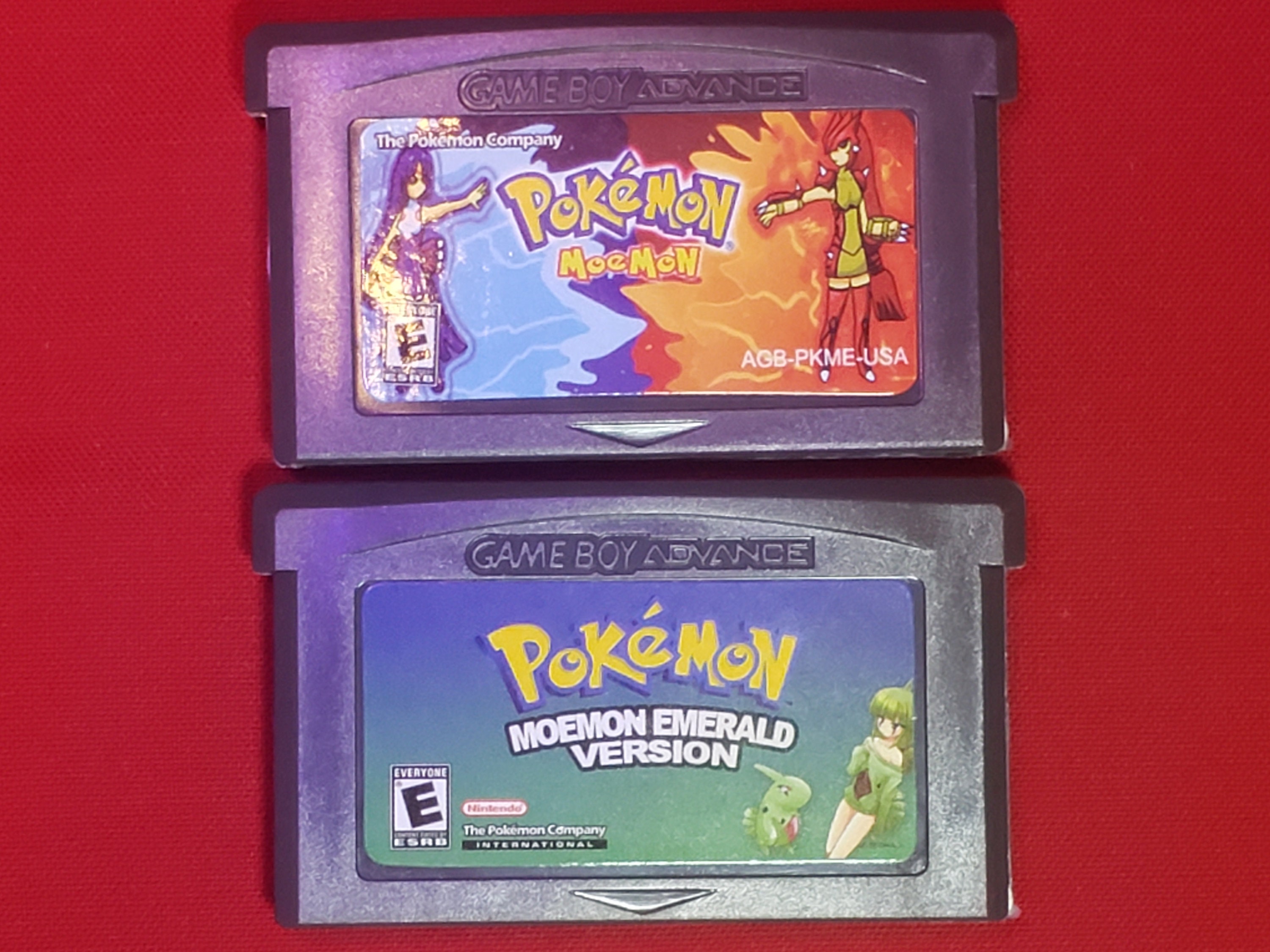 Pokemon Moemon Fire Red Emerald Moe Mon Firered GBA Gameboy Etsy