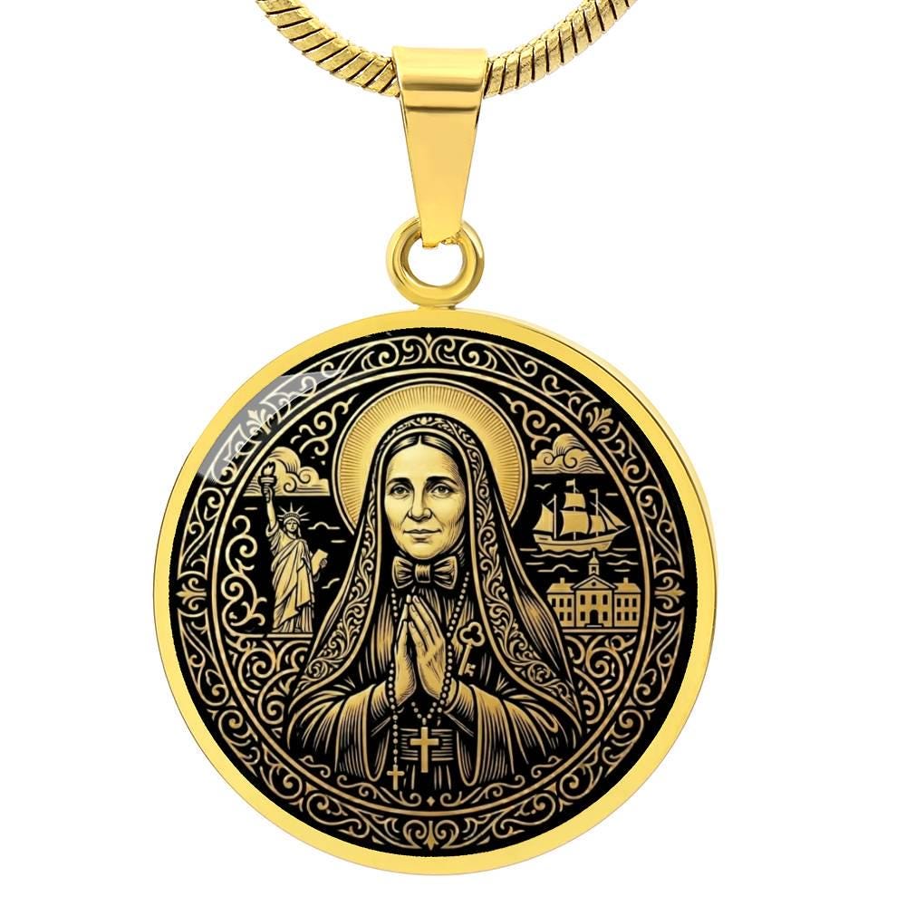 Saint Frances Xavier Cabrini Necklace, Patron Saint of Immigrants ...