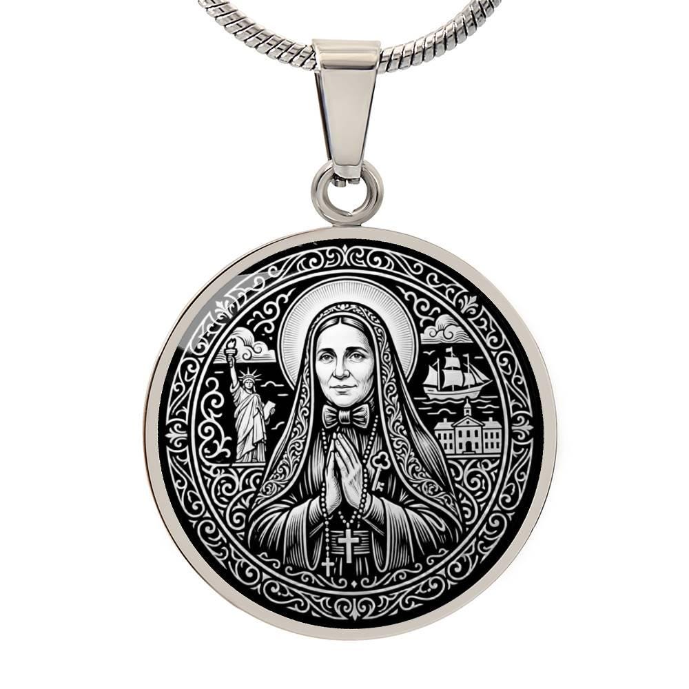 Saint Frances Xavier Cabrini Necklace, Patron Saint of Immigrants ...