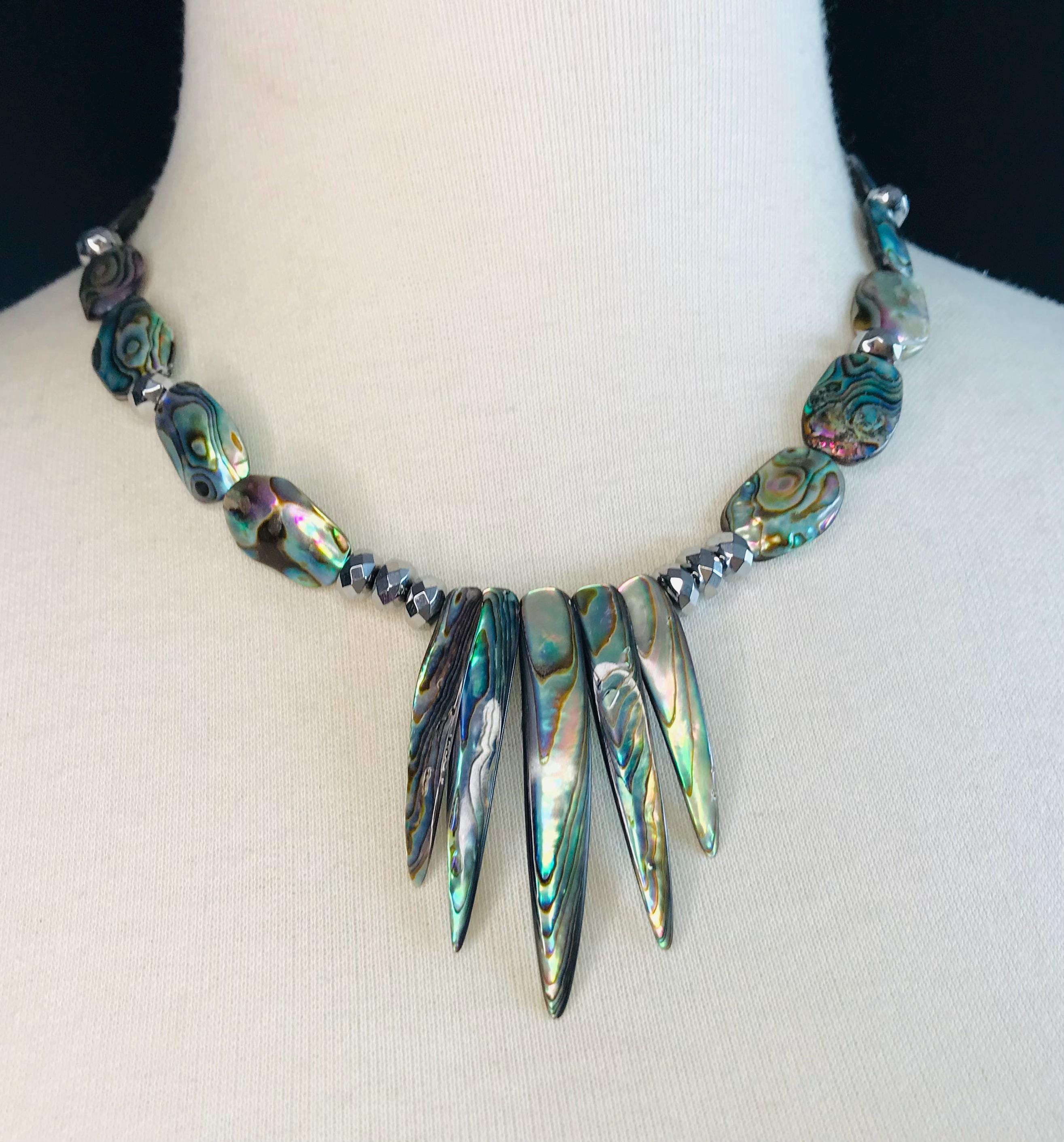 Collana HOVANCI Ocean In Conchiglia Naturale, Pendente Per Donne - Foto 3