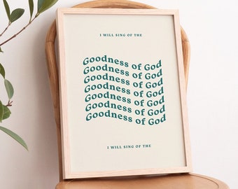 Christelijke citaatposter: minimalistische muurkunst bijbelvers (digitale download)